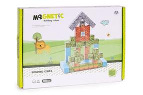 Magnetinis konstruktorius Building Cubes, 88 vnt., įvairių spalvų