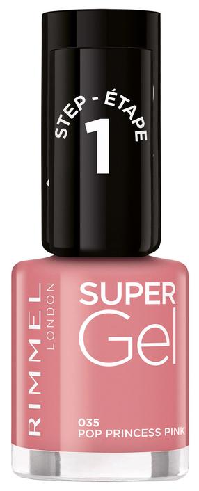Nagų lakas Rimmel London, 35 pop princess pink sp., 12 ml
