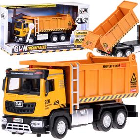  Игрушечный грузовик GLW Engineering, желтый цв.
