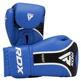 Boksa cimdi RDX Sports Aura Plus T-17, zila krās./melna krās., 16 oz