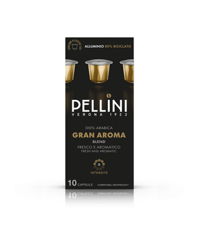 Kavos kapsulės Pellini Gran Aroma, 0.050 kg, 10 vnt.