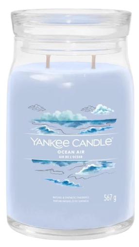 Žvakė, aromatinė Yankee Candle Signature Ocean Air, 60 - 90 h, 567 g, mėlyna sp.