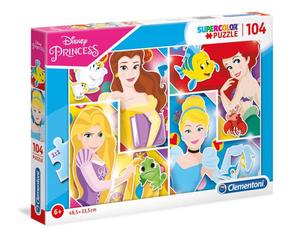 Dėlionė Clementoni Disney Princess 27146, 33.5 cm x 48.5 cm, 104 vnt., įvairių spalvų