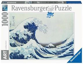 Пазл Ravensburger Great Wave off Kanagawa 16722, 50 см x 70 см, 1000 шт., многоцветный