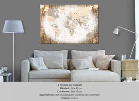 Korķa reprodukcija Artgeist Enclave Of The World, k-b-0011-p-d, 60 cm x 40 cm