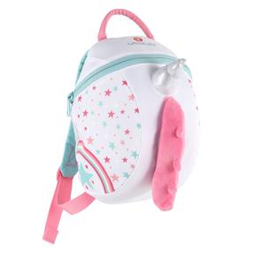 Bērnu mugursoma LittleLife Kids Backpack Unicorn, balta krās./rozā krās., 17 cm x 32 cm x 25 cm