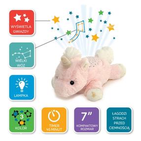 Projektorius - migdukas kūdikiams Cloud B Dream Buddies Ella Unicorn, rožinė sp.