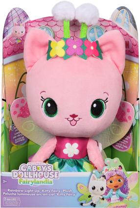 Pliušinis žaislas Spin Master Gabbys Dollhouse Kitty Fairy, rožinė sp./įvairių spalvų, 30 cm