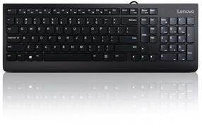 Vadu datora tastatūra Lenovo 300, EN, melna krās.
