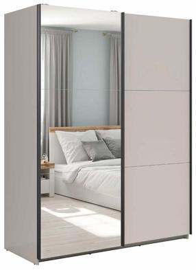Spinta Tetrix 153, smėlio sp., 153.5 cm x 60 cm x 195.5 cm, su veidrodžiu