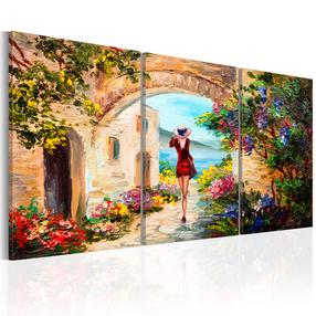 Reprodukcija Artgeist Summer in Italy N5669, 60 cm x 30 cm