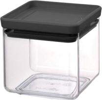Birių produktų indas Brabantia 122309, 0.7 l, skaidri sp./juoda sp.