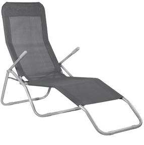 Õue lamamistool Springos GC0016, tumehall v., 60 cm x 185 cm x 96 cm
