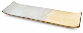 Dekoratyvinė lėkštė Max, 39 cm, aukso sp./balta sp.