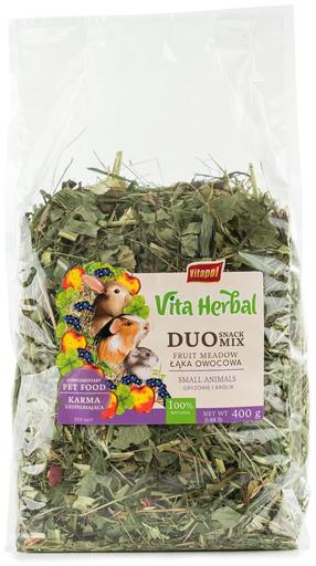 Еда для грызунов Vitapol Vita Herbal Duo Snack, для кроликов/для морских свинок/для грызунов, 0.4 кг