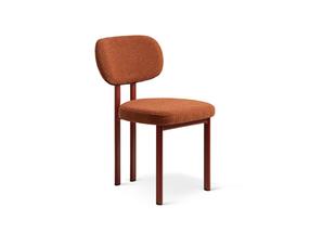 Kėdžių rinkinys Cosmopolitan Design Sam Boucle, matinė, raudona sp./terakotinė sp., 50 cm x 51 cm x 82 cm, 2 vnt.