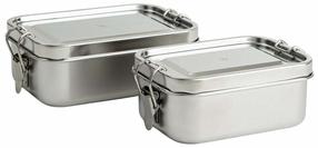 Pārtikas kastes komplekts Homla Ontario Basic 244745, 0.55 - 0.85 l, sudraba krās., 2 gab.