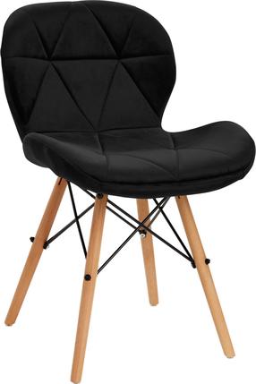 Valgomojo kėdė ActivEshop 4Rico QS-186, juoda sp./rusva sp., 38 cm x 38 cm