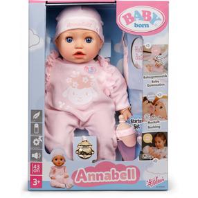 Кукла - новорожденная с аксессуарами Zapf Creation Baby Annabell 838396, 43 см, розовый цв.