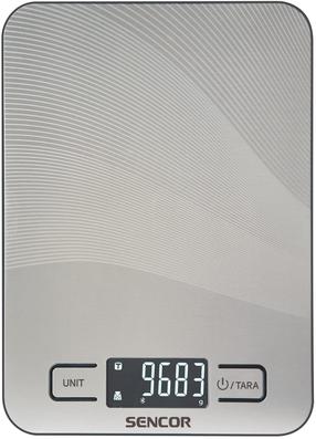 Elektroninės virtuvinės svarstyklės Sencor SKS 8080, sidabro sp.