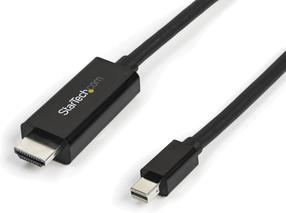 Adapteris StarTech Mini DisplayPort to HDMI MDP2HDMM3MB Mini DisplayPort, HDMI, 3 m, juoda sp.