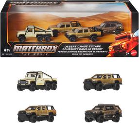 Mänguautode komplekt Mattel Matchbox The Movie Desert Chase Escape JMB53, 1:64, mitmevärviline