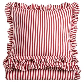 Patalynės užvalkalų komplektas Homla Trudy 758850, balta sp./raudona sp., 70 x 80 cm, 200 x 220 cm