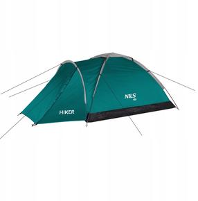2-местная палатка Nils Extreme NC6010, зеленый цв., 275 см x 150 см x 105 см