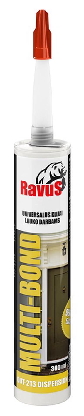 Klijai universalūs Ravus Multi-Bond, 0.3 l, balta sp.