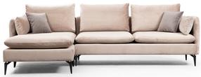 Kampinė sofa Hanah Home Felix 560ARE1153, šviesiai ruda sp., kairinė, 289 x 94 cm x 85 cm