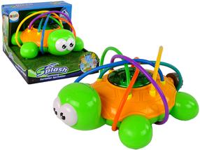 Игрушечный фонтанчик Lean Toys Turtle Spinning Sprinkler 15705, зеленый цв./oранжевый цв.