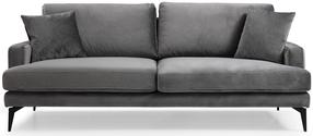 Sofa Hanah Home Papira 560ARE1309, pilka sp., 205 x 90 cm x 88 cm