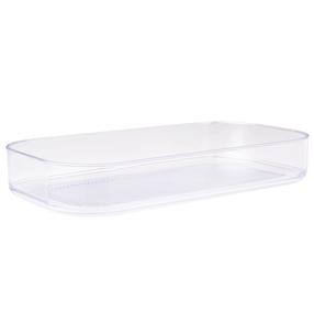 Šaldytuvo organizavimo dėžutė Domotti Polaris, 30 cm x 16 cm, skaidri sp.