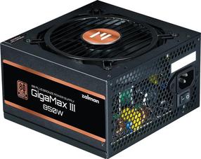 Prece ar bojātu iepakojumu. Barošanas bloks Zalman GigaMax III ZM850-GV3 850 W, 12 cm