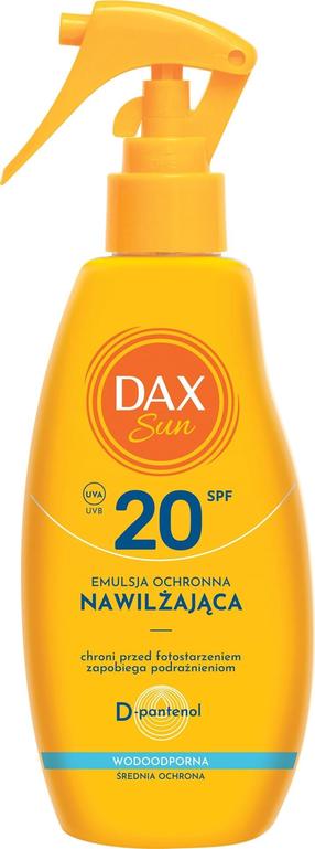 Päevituse hooldussprei keha jaoks Dax Sun SPF20, 200 ml
