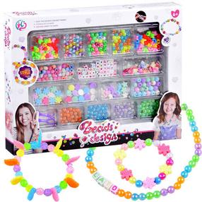 Karoliukų rinkinys papuošalų gamybai Jokomisiada Beads design ZA3984, įvairių spalvų