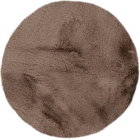 Vonios grindų kilimėlis Kayoom Rabbit 8D3VC-100-100, ruda sp., 100 cm x 100 cm, Ø 100 cm