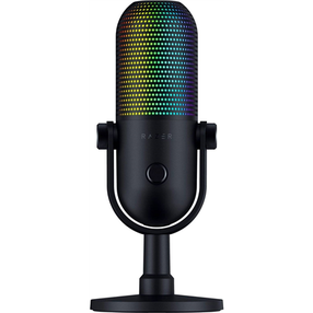 Darbvirsmas mikrofons Razer Razer Seiren V3 Chroma, melna krās.