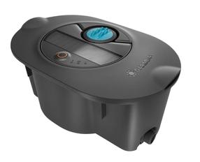 Laistīšanas sistēma Gardena AquaPrecise Solar-powered 16010-20, plastmasa/nerūsējošais tērauds, 34 cm, Ø 22.5 cm, pelēka krās.