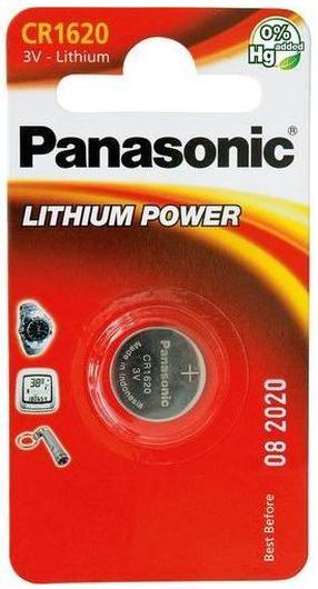 Baterijas Panasonic 6229, CR1620, 3 V