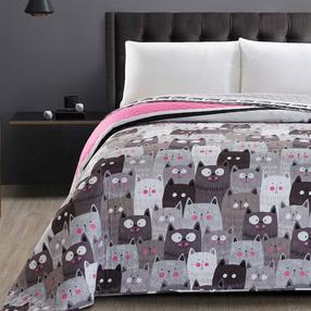 Voodikate Restilo Cat Invasion, mitmevärviline, 170 cm x 270 cm