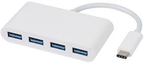 USB jaotur Vivanco, 10 cm