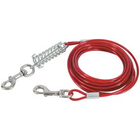 Šuns pavadėlis Zolux Tie-Out 403413, raudona sp., 3m