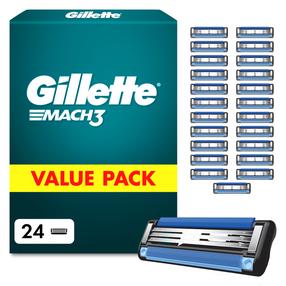 Лезвие бритвы Gillette Mach3, 24 шт.
