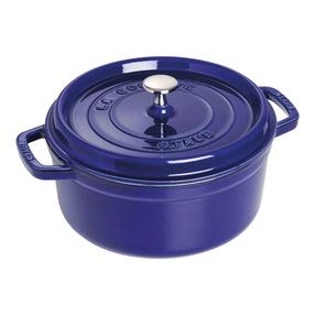 Emaliuotas ketaus puodas Staub La Cocotte 40510-284-0, Ø26 cm, 5.25 l, mėlyna sp.