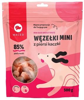 Skanėstas šunims Maced Mini Duch Breast Knots, antiena, 0.5 kg