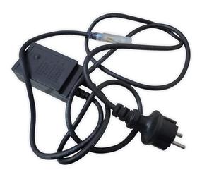 Laidas Standart F-PLR-2P-IP44, juoda, IP44