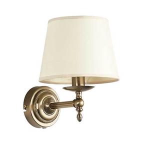 Lampa sienas Alfa Roksana 16070, E14, 1 x 40 W, ziloņkaula krās. / zelta krās.