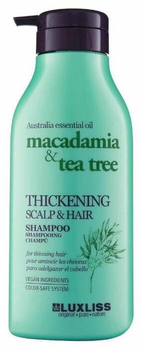 Šampoon Luxliss Macadamia oil & Tea Tree, 500 ml