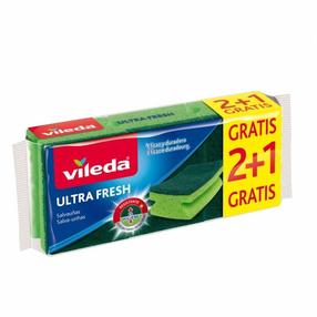 Tīrīšanas sūklis Vileda UltraFresh VILE23950, zaļa krās., 3 gab.